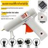120W Adjustable Temperature Hot Melt Glue Gun with Digital Display - Industrial Grade, 11mm Glue Sticks, Constant Temperature, for Home Use