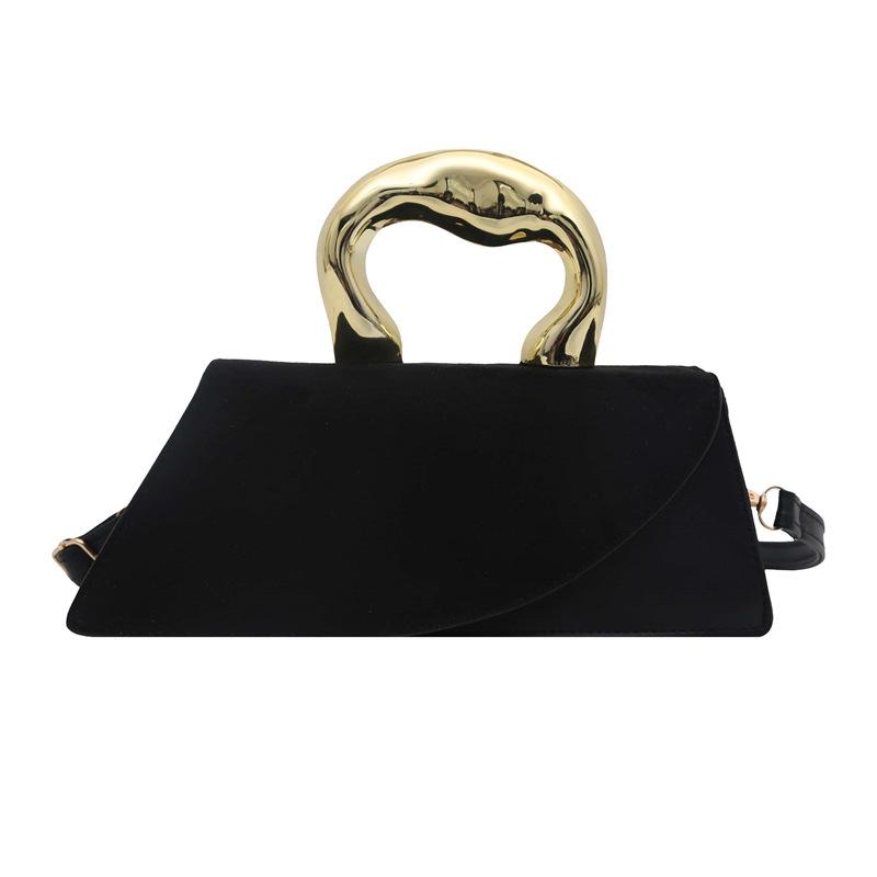 Französischer Stil, Leichter Luxus, Großes Fassungsvermögen, Neues Minimalistisches Design, Lässige Metall-Handtaschen, Schultertaschen, Crossbody-Taschen für Damen