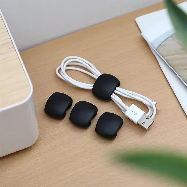 Xiaomi Cable Winder Clips Mouse Wire Headphone Holder USB Charger Holder Desk Tidy Cable Organizer Wire Cord Protector