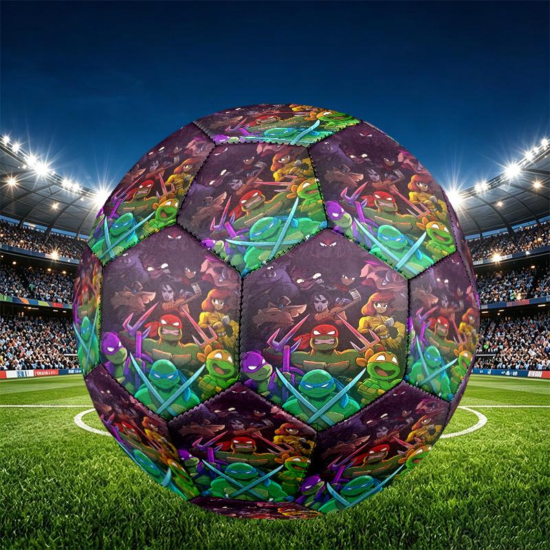 Gamer Print Size 5 Soccer Ball, PU Wear Resistant Football for Match Training and Daily Practice, Birthday Gift for Soccer Fans
