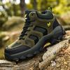 39-48 Men's Plus Size Fashionable High Top Outdoor Hiking and Mountaineering Shoes with Plush Insulation Cotton Shoes Snow Boots