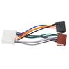 Radio ISO Wiring Harness Plastic Flexible CD Player Adapter Replacement for MITSUBISHI Lancer Pajero