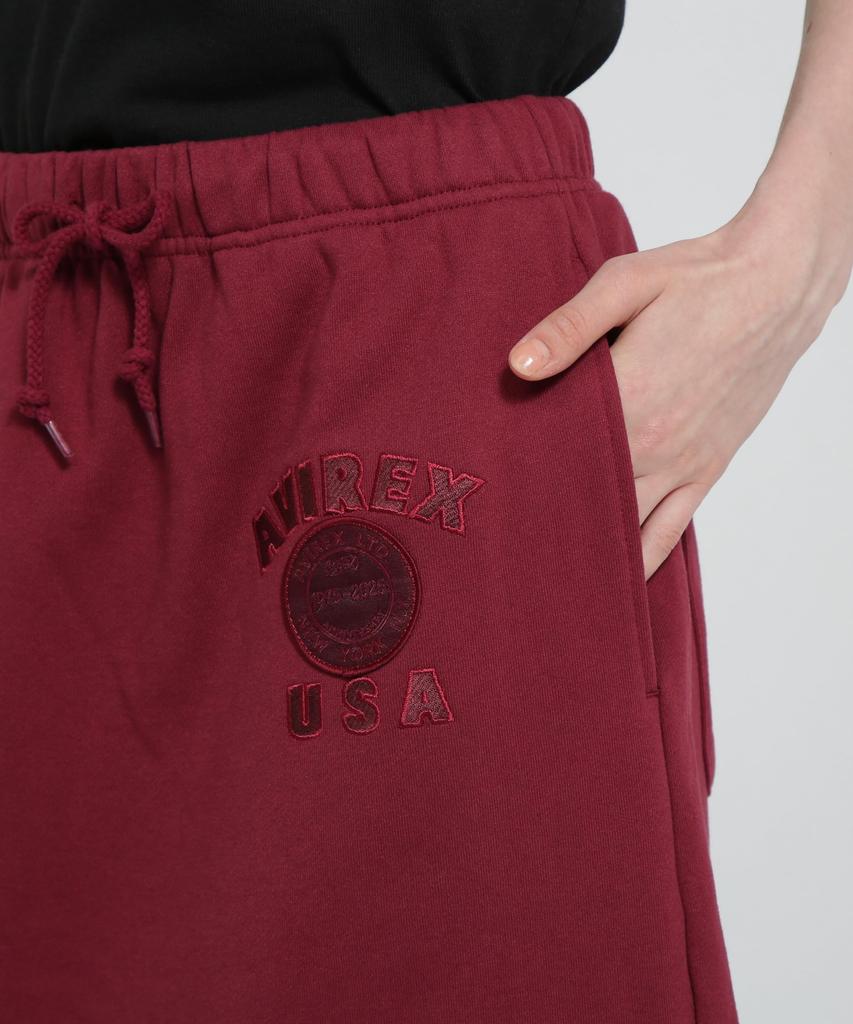 AVIREX 50th VARSITY SKIRT women's S 381 burgundy 783-5216606