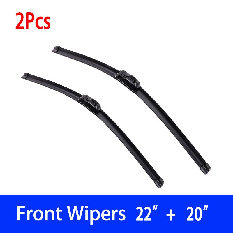 For BMW 3 Series M3 E46 1998-2006 Car Windshield Wiper U-type Soft Rubber Frameless Bracketless Car Wipers 22"+20"
