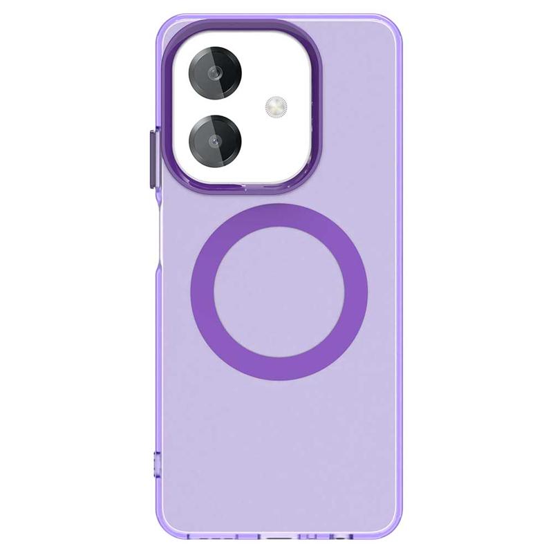 Per OPPO A3 Custodia Cover OPPO A3 Capas Antiurto Posteriore Armatura Trasparente Ricarica Wireless Anulare Magnetico Opaco Fundas OPPO A3