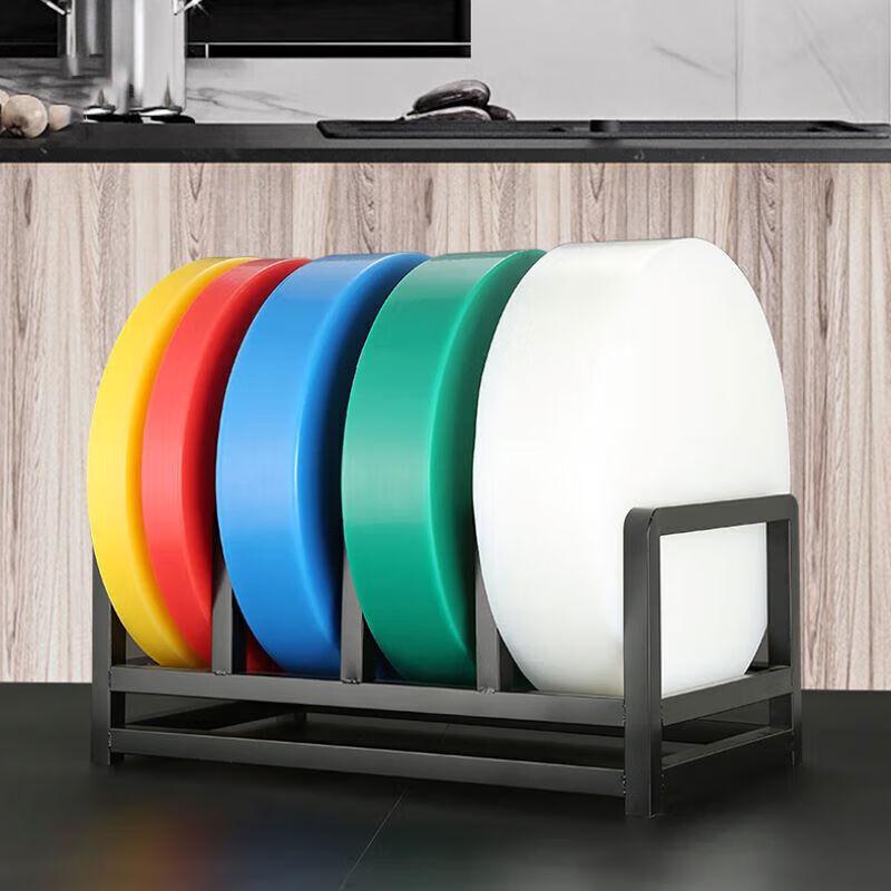Stainless Steel Cutting Board & Knife Organizer Rack