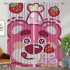 Elegante Lotso-Vorhänge für Wohnzimmer Tüll für Schlafzimmer Verdunkelungsvorhang Mückenschutzvorhänge 2 Stück Jalousien Raumteiler