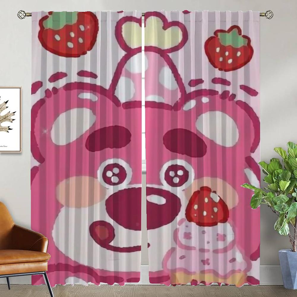 Elegante Lotso-Vorhänge für Wohnzimmer Tüll für Schlafzimmer Verdunkelungsvorhang Mückenschutzvorhänge 2 Stück Jalousien Raumteiler
