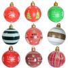 60CM Christmas Inflatable Ball Decorated Ball PVC Giant Big Large Balls Xmas Tree Decorations Toy Ball Without Light Ornament