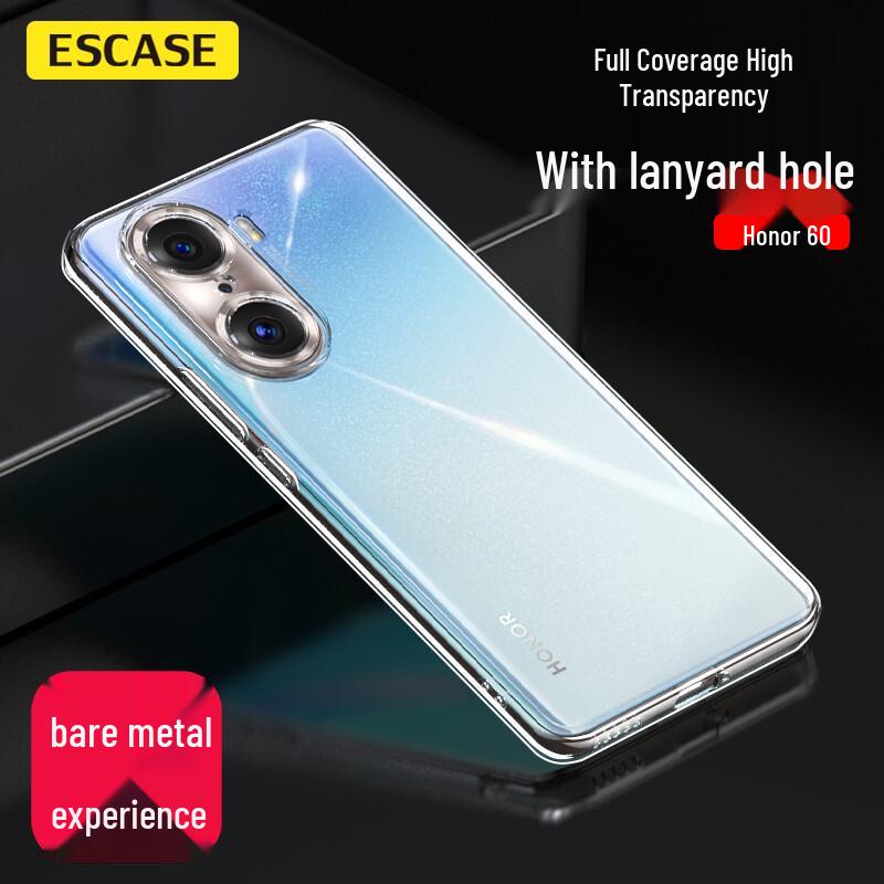 ESCASE Transparante Volledige Bescherming Telefoonhoesje voor Honor