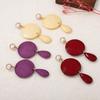 Exaggerated Imitation Pearl Geometric Round Splicing Earrings for Women Lady Temperament Personality Drop Earrings Jewrely Gift