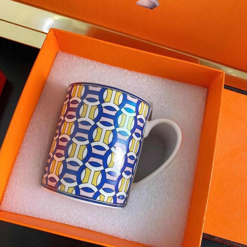 European Light Luxury Advanced Bone China Cup Mug Mug Exquisite Afternoon Tea High-grade Cup Water Cup Coffee Cup Holiday Gifts