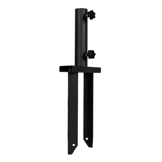 Heavy-Duty Flag Pole Holder Ground Stake Metal Flag Spike for Ground Adjustable Feather Flag Base Universal Light Stakes Rust-Resistant Outdoor