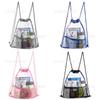 Eva Beach Bag With Waterproof Transparent Drawstring For Travel And Swimming Gear
