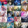 5D Diamond Painting Butterfly Elves and Angels Full Square Round Art Rhinestone Diamond Embroidery Flower Mosaic Peony Cross Stitch Home Decor