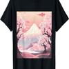 Flyktig Skönhet Pastelltoppar Omfamna Körsbärsblom T-shirt