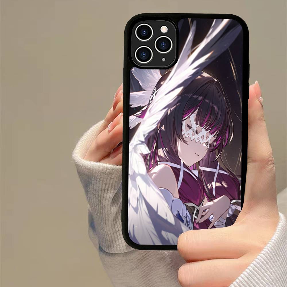 Genshin Impact Columbina PC+TPU Fodral För iPhone 17 16 15 14 13 12 11 Pro Max Plus Kawaii Tecknad Fodral