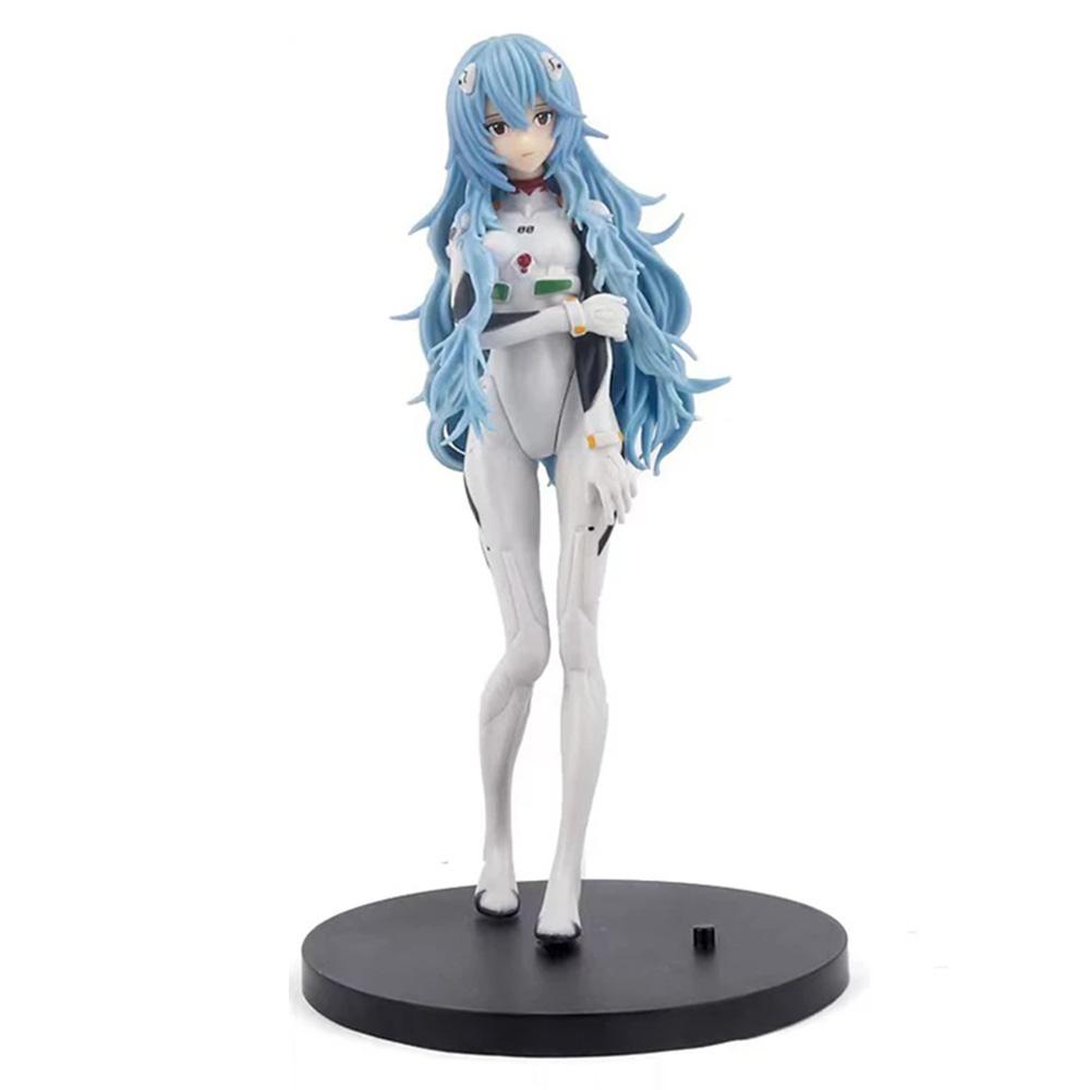 Anime Figur EVA Ayanami Rei Asuka Zweidimensionales Modell Chassis Schreibtischornament Geschenk Puppe Spielzeug