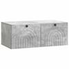 Wall Mounted TV Cabinet Concrete Grey 78.5 X 41 X 30 Cm