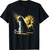 Meo Cat Flowers Artwork T-Shirt
