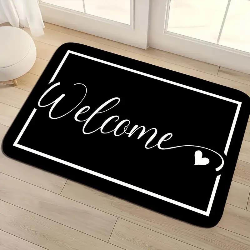 Welcome Entrance Doormat Home Decor Carpet Indoor Outdoor Floor Mat Living Room Bedroom Bath Kitchen Rug