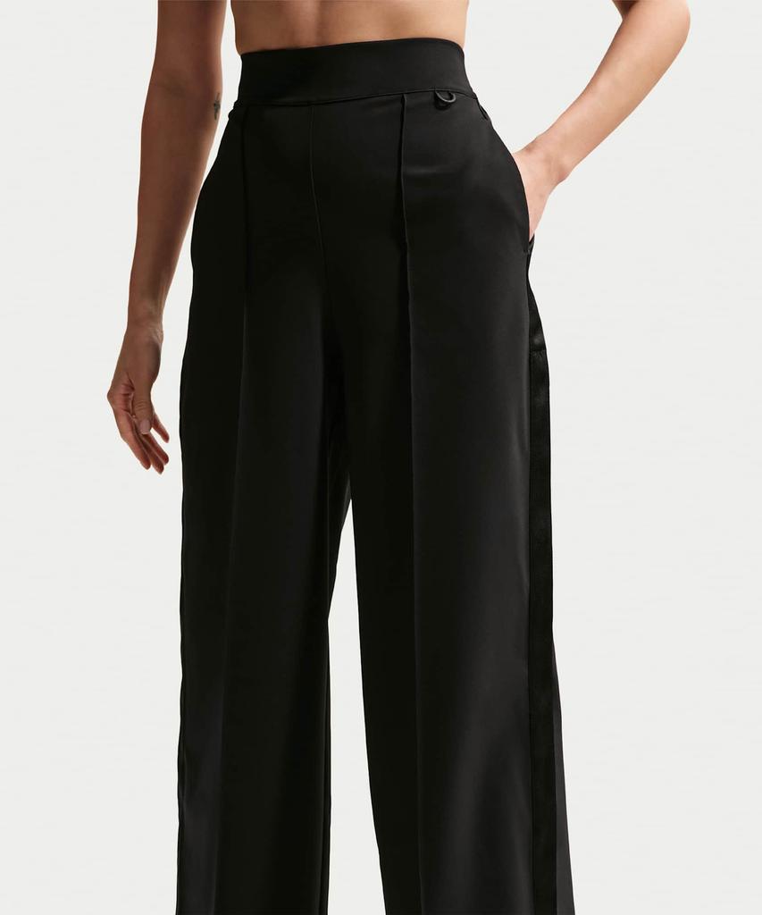 NIKE 24.7 Perfect Stretch Dry Fit High-Waisted Loose Fit Tearaway Pants W - Black:Dark Smoke Grey / Ii5324-010