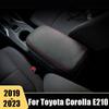 Mikrofaser Leder Auto Center Console Armlehne Box Abdeckung Für Toyota Corolla E210 Schutz Pad Zierleisten