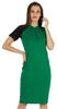 Einfaches kurzes Raglanärmelkleid für Damen Sommer Lässig Sportlich Bodycon T-Shirt