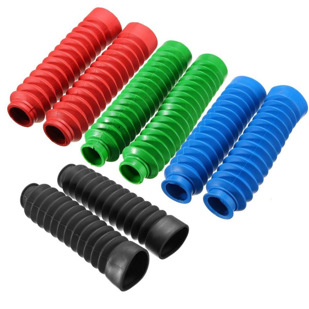 1Pair Fashion New Universal Gaiters Boots Case Motorcycle Rubber Protector Front Fork Cover
