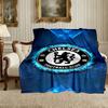 [1pc Chelsea FC Blanket] All-Season Blanket - Cozy Blanket for Sofa Couch Home Decoration, Digital Printed Nap Blanket
