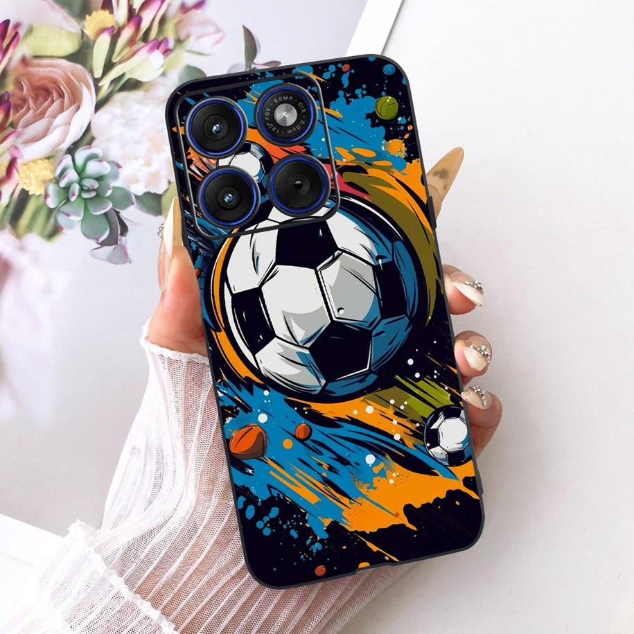 6.7" For Motorola Edge 70 Phone Case Luxury Dragon Cartoon Cover Soft Black Silicone Shell For Motorola Edge70 Moto X70 Air Etui