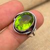 Charming Peridot Gemstone 925 Sterling Silver Handmade Jewelry Ring For Women
