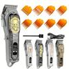 Rechargeable Cordless Hair Clippers for Men Professional Beard Trimmer with LED Display for Precise Haircuts