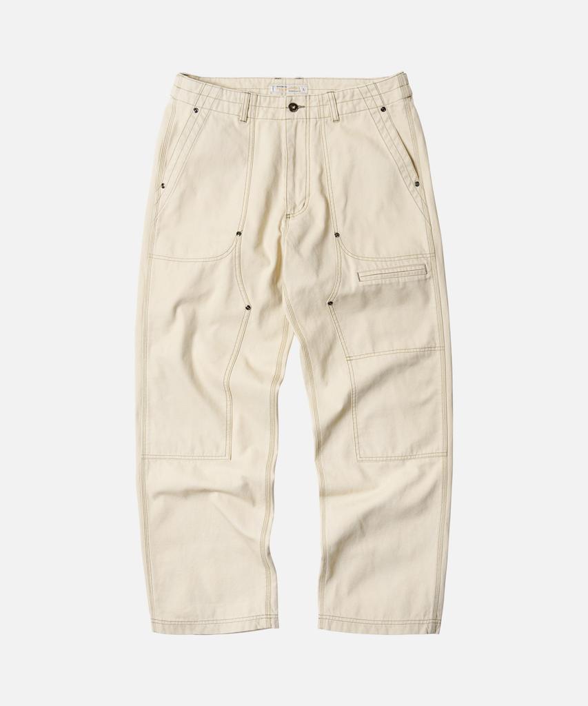 FRIZMWORKS Jungle Cloth Double Knee Pants _ Cream