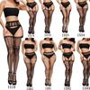 New Stockings With Garter Belt Tights Women Non-Slip Fishnet Pantyhose Long Tube Suspenders Stockings Sexy Lingerie Plus Size