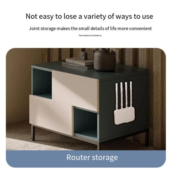 5/10Pcs Magnetic Remote Control Holder Self-Adhesive Wall Mount TV Air Conditioner Remote Control Organizer Hole-Free Home Office Remote Storage