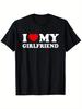 Ich liebe meine Freundin Grafik-T-Shirt