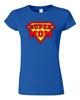 Junior Super Mom Superhero Supermom Hero Mothers Day Gift Funny DT T-Shirt Tee Unisex T-Shirt