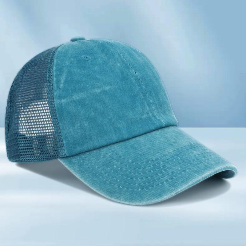 Gewaschene Netz-Kappe Bestickte Baseballkappe Bedruckte gewaschene alte Reisekappe