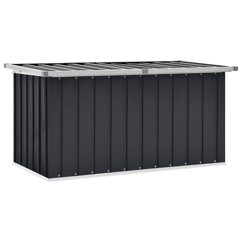 Garden Storage Box Anthracite Grey 129 X 67 X 65 Cm