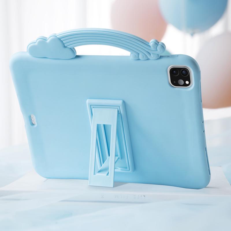 Силіконовий захисний чохол для iPad 10 10,9", Mini 1/2/3, Air 4/5, 9,7" з дизайном Райдужного мосту—безпечний для дітей
