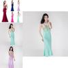 Elegant Women Formal Wedding Bridesmaid Evening Party Ball Prom Gown Long Cocktail Dress With Timeless Design