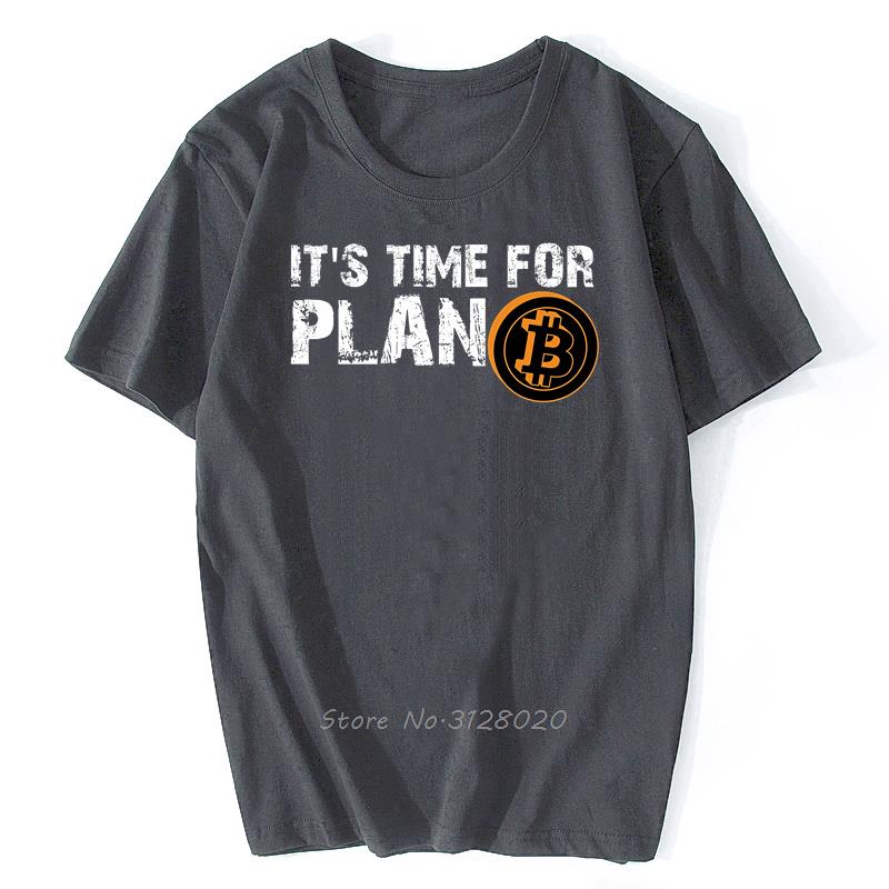 Bitcoin Shirt Kryptowährung Krypto Miner Bitcoin BTC Krypto Design T-Shirt Herren Baumwolle T-Shirt Tees Streetwear Harajuku