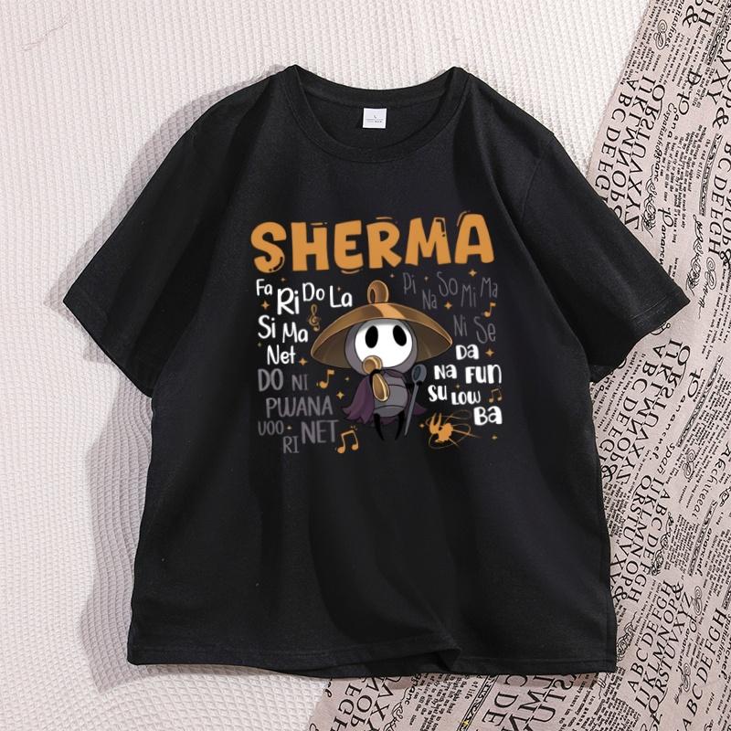 Sherma Song T Shirt Funny Game Quote TShirt Cotton Casual Short Sleeve Round Neck Tees Unisex Streetwear Male Clothes Tops