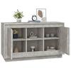 Sideboard Concrete Grey 102x35x60 Cm Particleboard