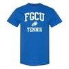 FGCU Eagles Arch Logo Tennis - Sports Team Short Sleeve T-Shirt - Royal