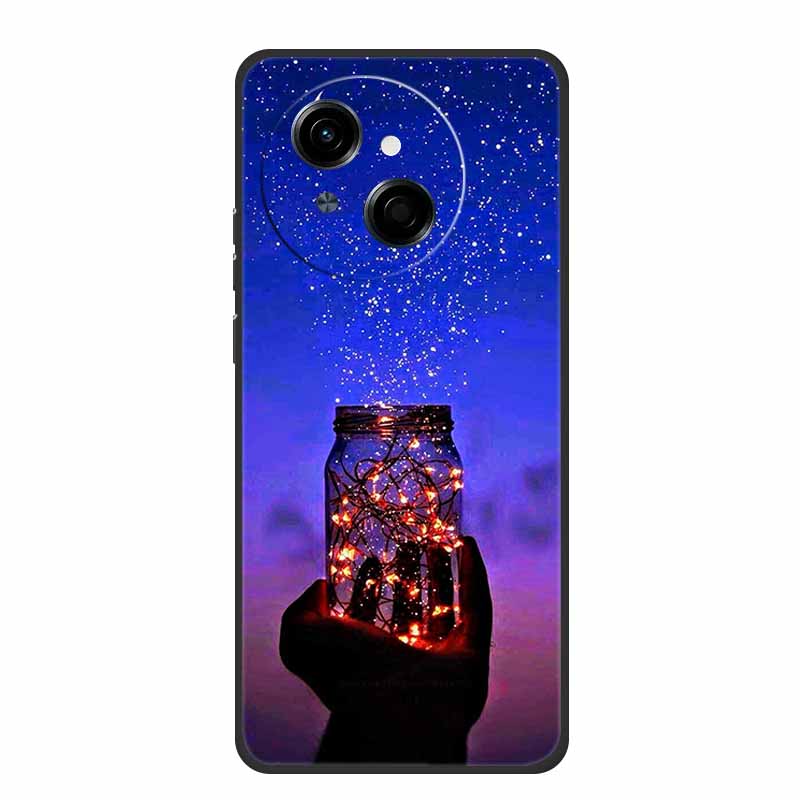 Phone Case For Tecno Spark Go 1 S Back Cover Case 6.67" Black Silicone Soft TPU Coque For Tecno Spark Go 1S Case Go1S Funda Para