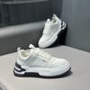 Spring new low-top leather surface comfortable casual soft bottom lace-up qs