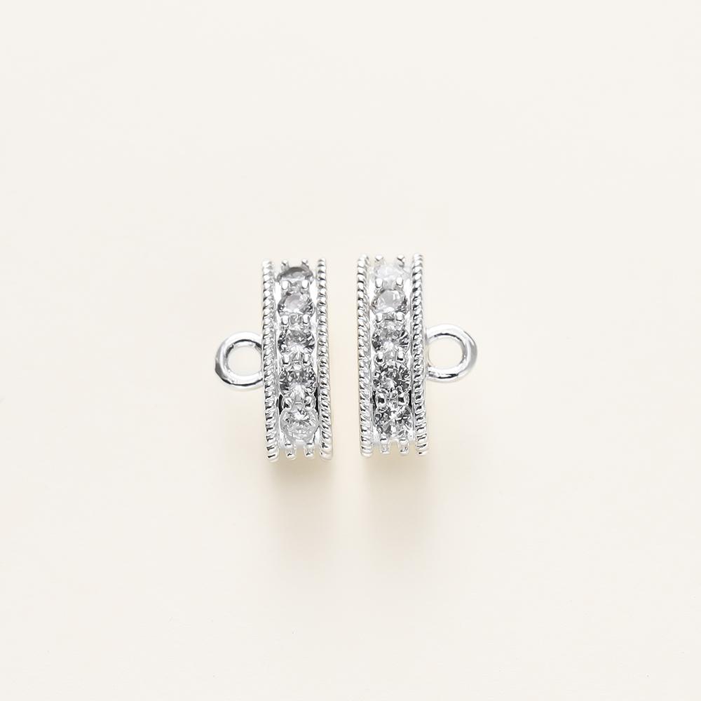 4/6pcs/lot 18K Gold Plated Metal Brass Necklace Connector Clasps for Jewelry Making For DIY Necklace Bracelet Supplies