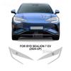 For BYD Sealion 7 EV 2024 2025 2 Pcs Car Headlight Protective Film Transparent Smoked Black TPU Sticker